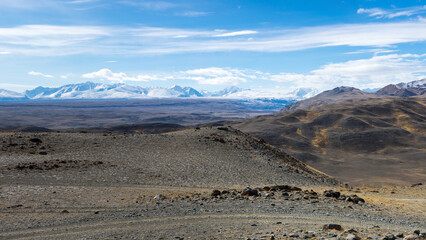 View of Altay mountains
