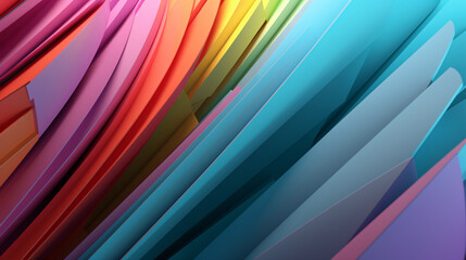 various colors of 3d render background generative ai