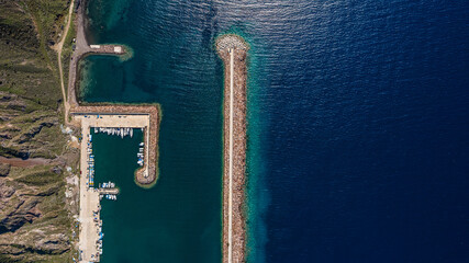 view of the town of island