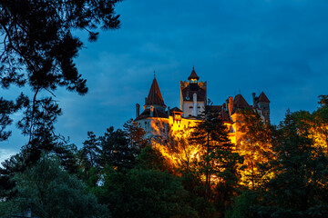 Fototapeta na wymiar The Dracula Castle of Bran in Romania