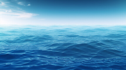 Fototapeta premium A blue background is a fresh, calm, and cool background that creates a feeling of lightness and freedom. This background consists of soft, pleasant shades of blue that remind of th Generative AI