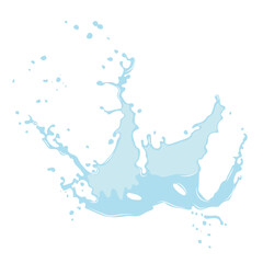 large splash of water or oil