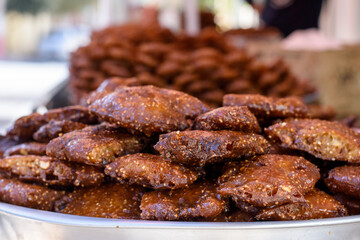 Close-up shot of Zlabia