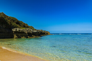 Fototapeta premium 沖縄古宇利島-ティーヌ浜-