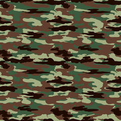 Cotton fabric A camouflage military army camo seamless tilable pattern background