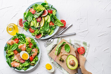 Green salad mixed