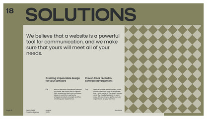 Brand proposal template to design presentation of your next business meeting