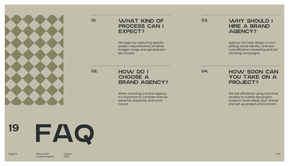 Brand proposal template to design presentation of your next business meeting