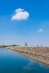 村山貯水池下堰堤