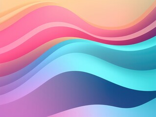 Colorful lines abstract background. Generative AI.