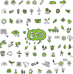 Ecology lifestyle, green energy, recycling, sustainability
