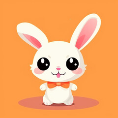 Fototapeta premium cartoon rabbit (Created with Generative Art Tools)