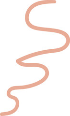 Abstract Curved Line