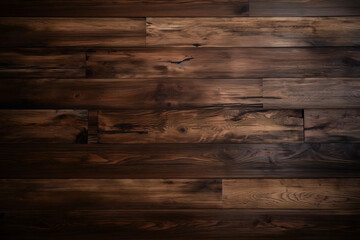 Rustic Charm: Weathered Wood Flooring  Generative AI