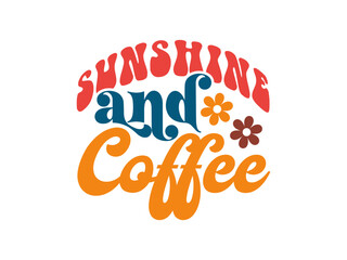 Coffee groovy design