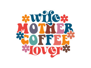 Coffee groovy design