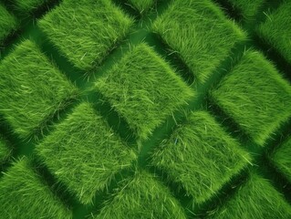 Grüne Textur-Faszination: Realistisches Gras-Rendering, lebendige grüne Hintergrundtextur, Naturinspiration, Frühlings- & Sommer-Design 19