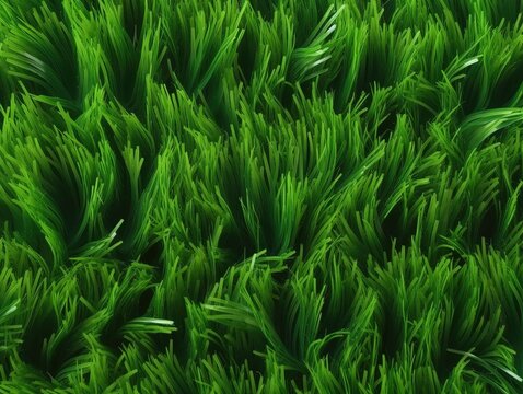 Gr&uuml;ne Textur-Faszination: Realistisches Gras-Rendering, lebendige gr&uuml;ne Hintergrundtextur, Naturinspiration, Fr&uuml;hlings- & Sommer-Design 23