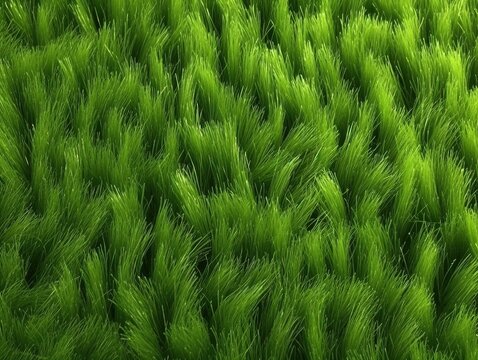 Gr&uuml;ne Textur-Faszination: Realistisches Gras-Rendering, lebendige gr&uuml;ne Hintergrundtextur, Naturinspiration, Fr&uuml;hlings- & Sommer-Design 24