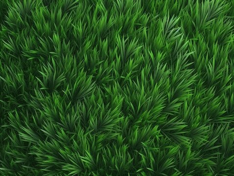 Gr&uuml;ne Textur-Faszination: Realistisches Gras-Rendering, lebendige gr&uuml;ne Hintergrundtextur, Naturinspiration, Fr&uuml;hlings- & Sommer-Design 1