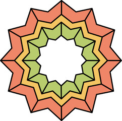 Mandala Geometric Symbol