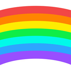 Rainbow spectrum background, flat vector illustration, wallpaper, print.