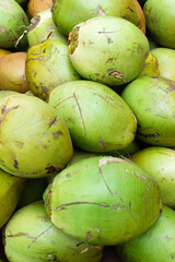 Green coconuts