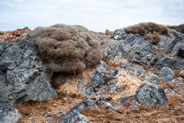 Beautiful nature of Greece. Photograph of a mountainous area.