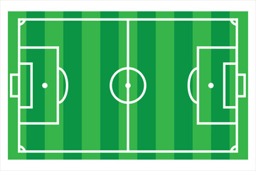 Football field stuff vector, illustration