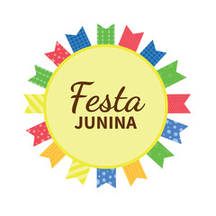 Festa Junina illustration. Vector banner. Latin American holiday. Flat illustrations