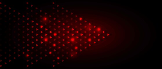 Arrows Light red Abstract Futuristic Speed on Black Background