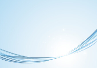 青のネットワーク背景