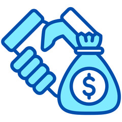 business agreement deal finance icon.