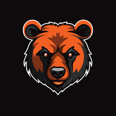 Logo Bear head mascot
