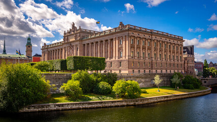 Fototapeta na wymiar Stockholm, Sweden - The Parliament House