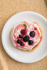 raspberry pancake　ラズベリーパンケーキ