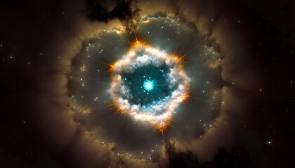 an amazing shot of a star in space