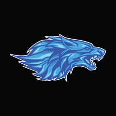 blue wolf logo