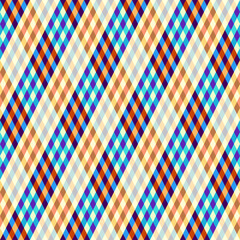 Argyle seamless vector pattern background. Pattern of a rhombuses.