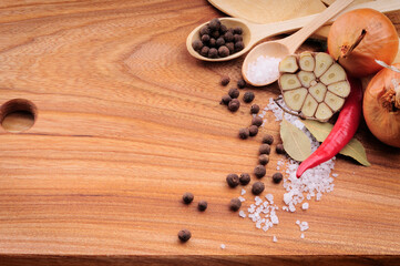 spices and spoon
