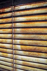 rusty, old shutters
