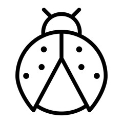 bug line icon © afif