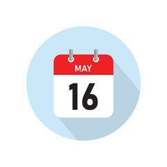 May 16 Concept Design. Vector Illustration.