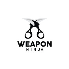 Weapon Logo, Traditional Weapon Karambit Vector, Ninja Fighting Tool Simple Design, Symbol Icon, Illustration