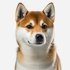 かわいい柴犬（正面）｜Cute Shiba Inu from the front, Generative AI