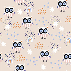 Owl dress print
