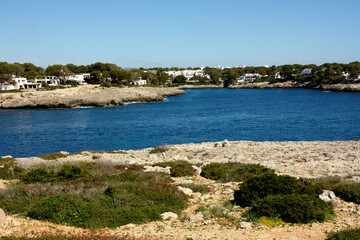 View on Cala Dor coast from Es Forti