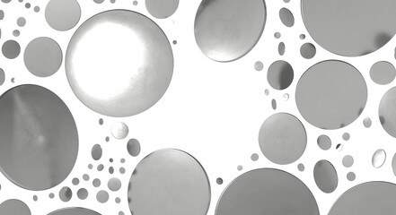 Glittering confetti on a transparent background. Holiday, birthday and Christmas decoration