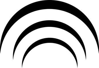 black and white swirl circel wallpaper line ring round pattern element textile.  