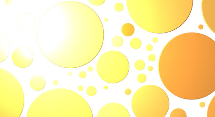 Golden confetti falling down isolated on transparent background.